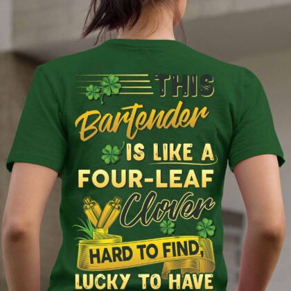 This Bartender is like a four leaf