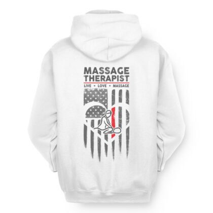 Live Love Massage Therapist Apparel - Flag Design