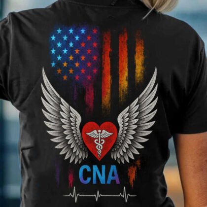 CNA Heart Wings Flag Apparel - CNA Pride